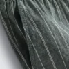 Pantalones cortos de mezcla de lino con rayas