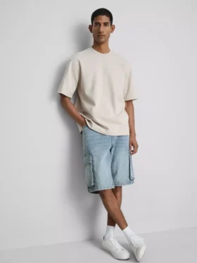 Pantalones cortos de mezclilla