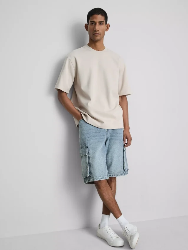 Pantalones cortos de mezclilla