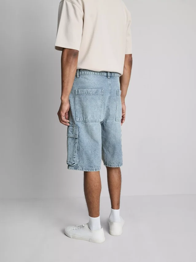 Pantalones cortos de mezclilla
