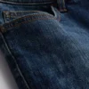 Pantalones cortos de mezclilla ajustados de talle medio
