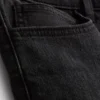 Pantalones cortos de mezclilla ajustados de talle medio