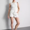 Pantalones cortos de mezclilla de algodón