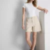 Pantalones cortos de mezclilla de algodón