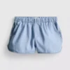 Pantalones cortos de mezclilla de algodón