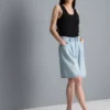 Pantalones cortos de mezclilla de algodón