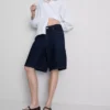 Pantalones cortos de mezclilla de algodón