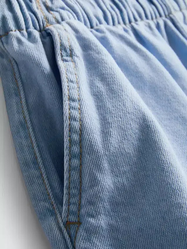 Pantalones cortos de mezclilla de algodón