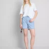 Pantalones cortos de mezclilla de algodón