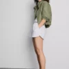 Pantalones cortos de mezclilla de algodón