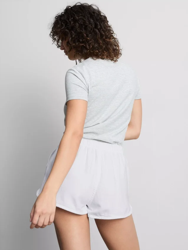 Pantalones cortos de mezclilla de algodón