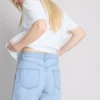 Pantalones cortos de mezclilla de algodón