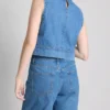 Pantalones cortos de mezclilla de algodón
