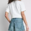 Pantalones cortos de mezclilla de algodón