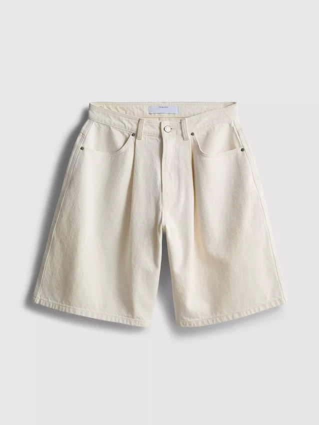 Pantalones cortos de mezclilla de algodón