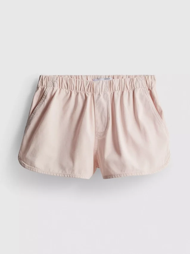 Pantalones cortos de mezclilla de algodón
