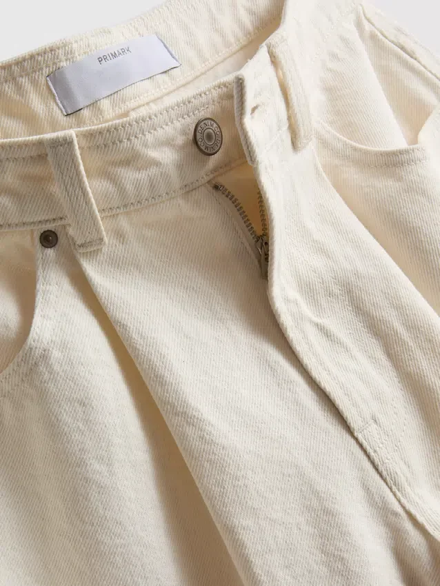 Pantalones cortos de mezclilla de algodón