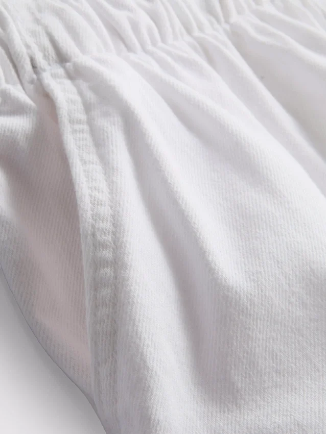 Pantalones cortos de mezclilla de algodón