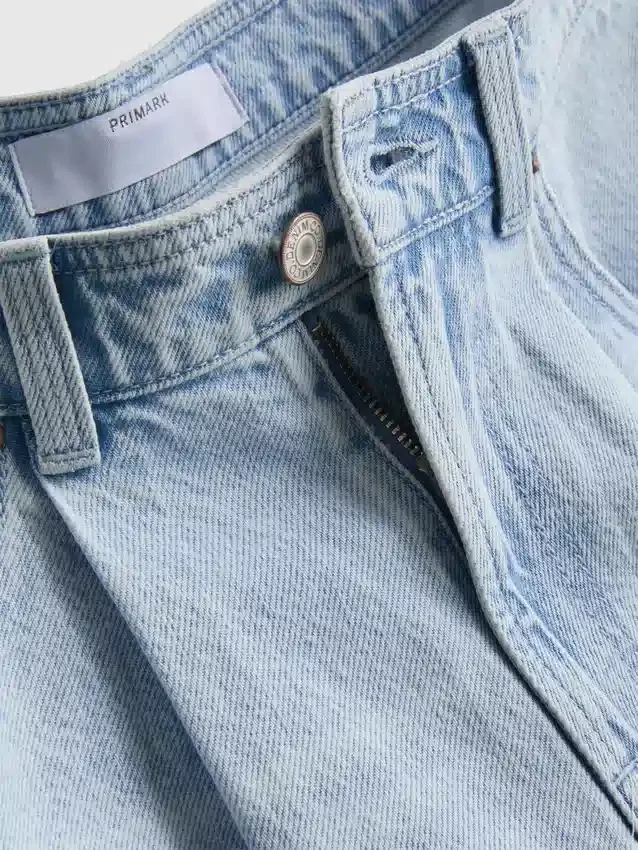 Pantalones cortos de mezclilla de algodón