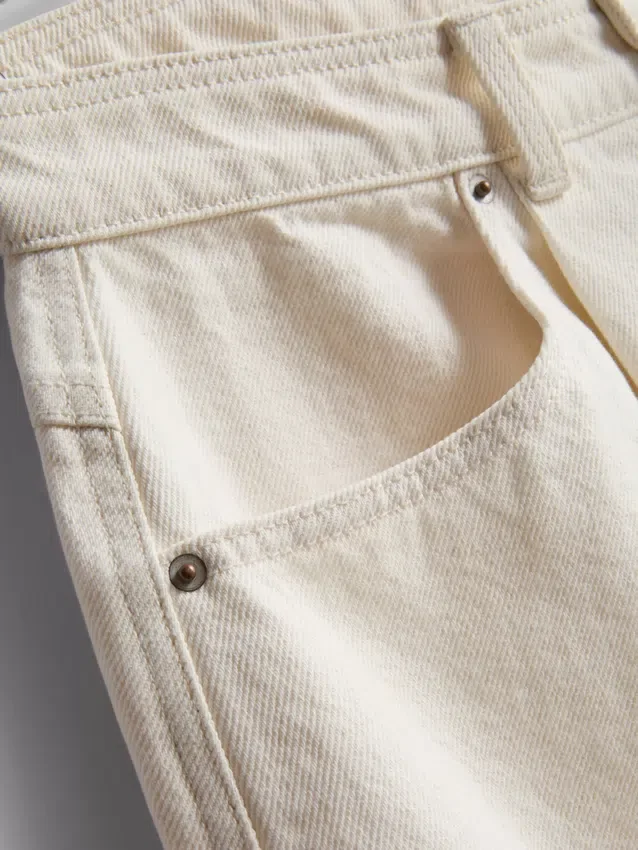 Pantalones cortos de mezclilla de algodón