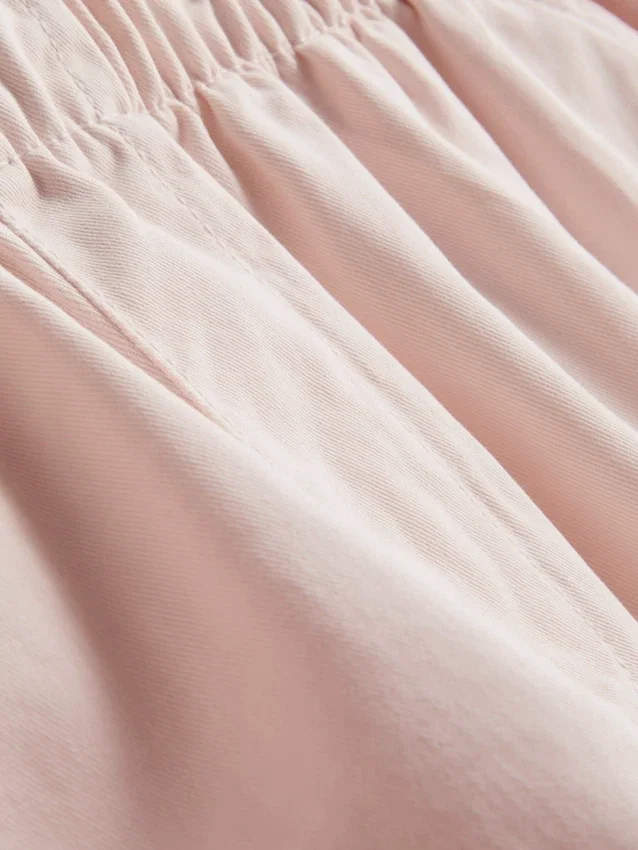 Pantalones cortos de mezclilla de algodón