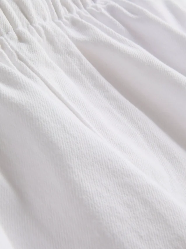 Pantalones cortos de mezclilla de algodón