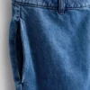 Pantalones cortos de mezclilla de algodón