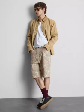 Pantalones cortos de mezclilla de corte holgado