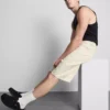 Pantalones cortos de mezclilla de corte holgado
