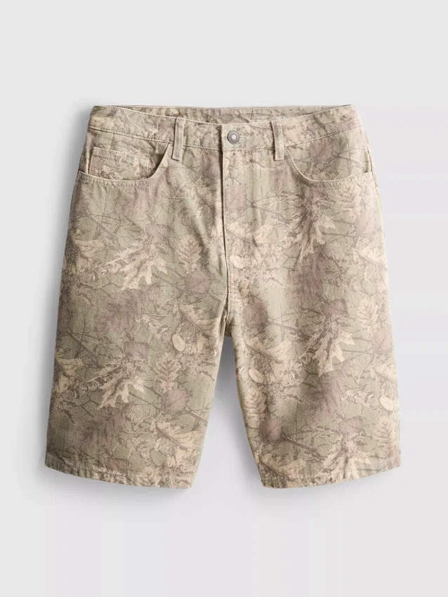 Pantalones cortos de mezclilla de corte holgado