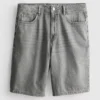 Pantalones cortos de mezclilla de corte holgado