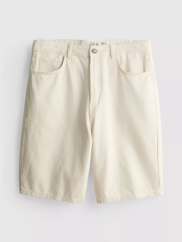 Pantalones cortos de mezclilla de corte holgado