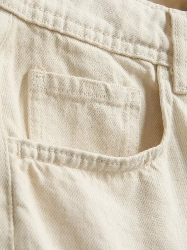 Pantalones cortos de mezclilla de corte holgado