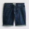 Pantalones cortos de mezclilla de corte recto