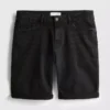 Pantalones cortos de mezclilla de corte recto