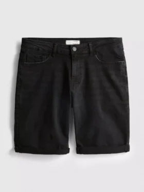 Pantalones cortos de mezclilla de corte recto
