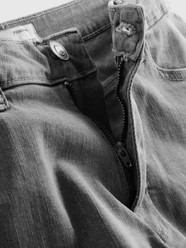 Pantalones cortos de mezclilla de corte recto