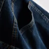 Pantalones cortos de mezclilla de corte recto