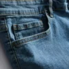 Pantalones cortos de mezclilla de corte recto