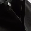 Pantalones cortos de mezclilla de talle medio con dobladillo