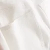 Pantalones cortos de mezclilla de talle medio con dobladillo