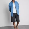 Pantalones cortos de mezclilla holgados de talle medio