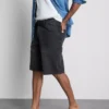 Pantalones cortos de mezclilla holgados de talle medio