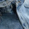 Pantalones cortos de mezclilla holgados de talle medio