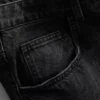 Pantalones cortos de mezclilla holgados de talle medio