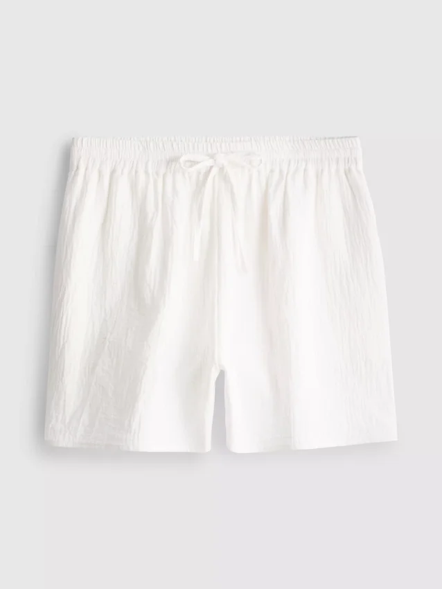 Pantalones cortos de muselina de algodón