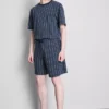 Pantalones cortos de pijama a rayas