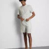 Pantalones cortos de pijama a rayas