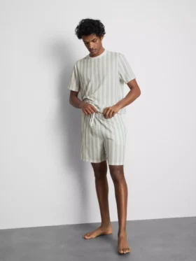 Pantalones cortos de pijama a rayas