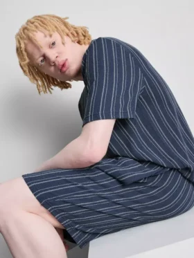 Pantalones cortos de pijama a rayas